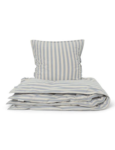 Junior Bedding - PALE BLUE STRIPE