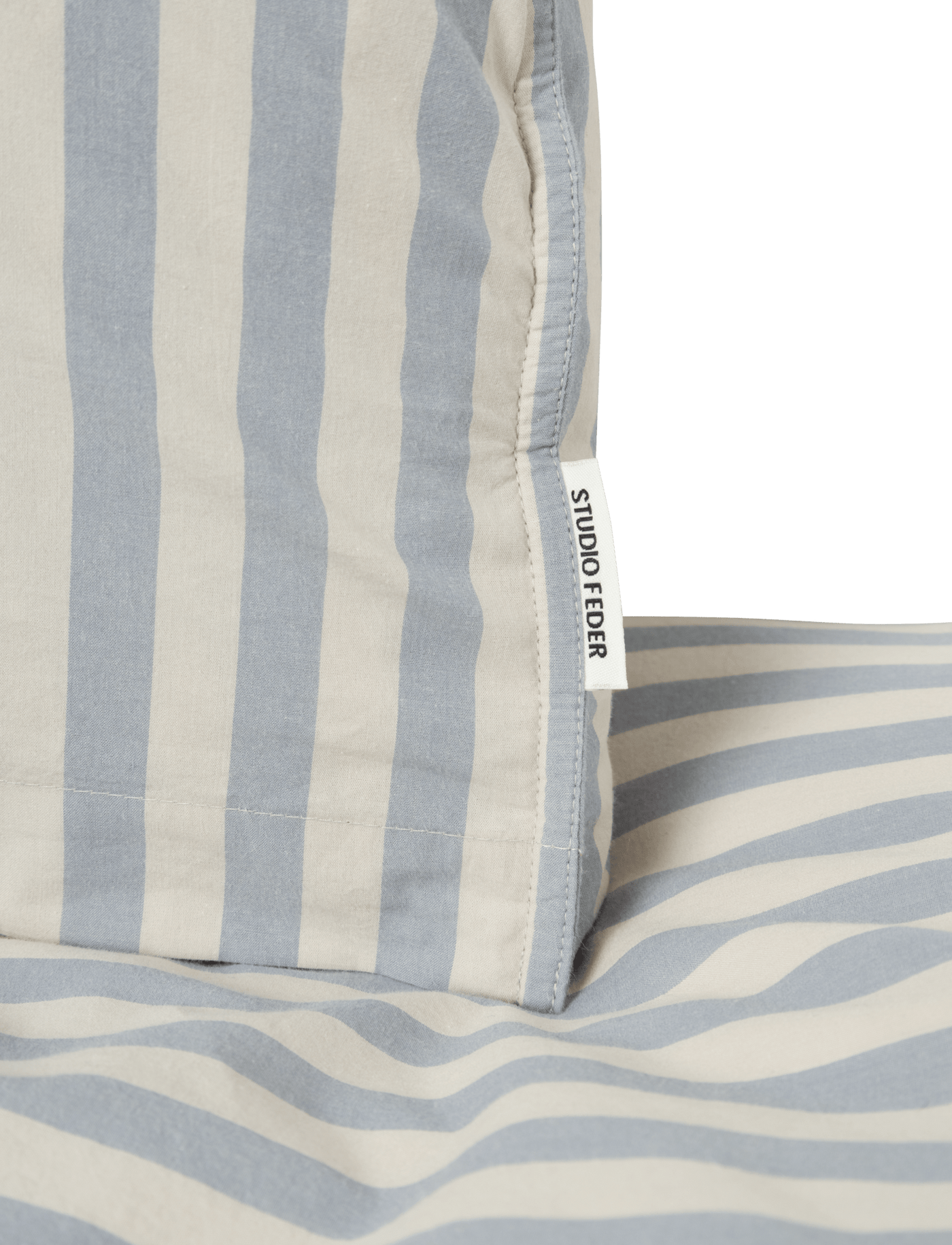 Baby Bedding - PALE BLUE STRIPE