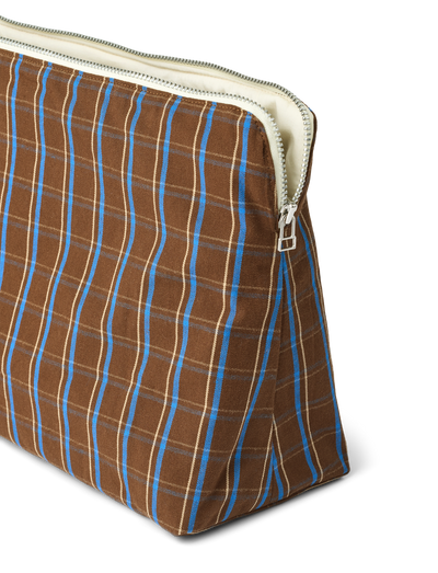 CELIA TOILETRY BAG - CHESTNUT
