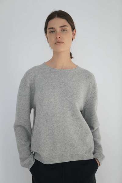 Charlie Knit - LIGHT GREY MELANGE