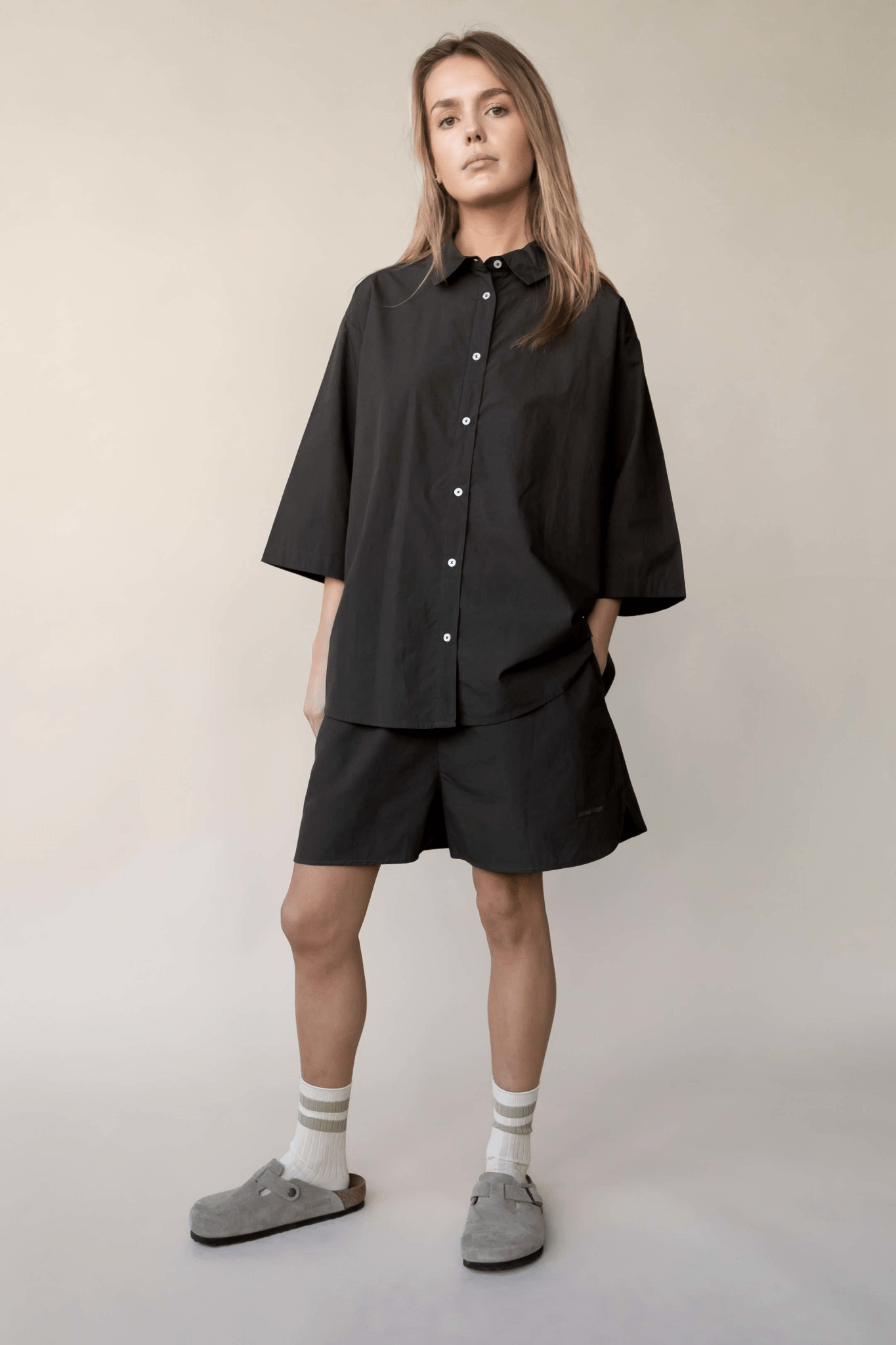 Cecilia shirt - BLACK