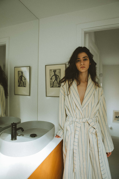 MIA BATHROBE - WATER RAIN
