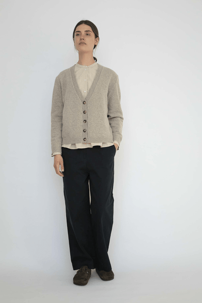 NOEL CARDIGAN - OAT MELANGE