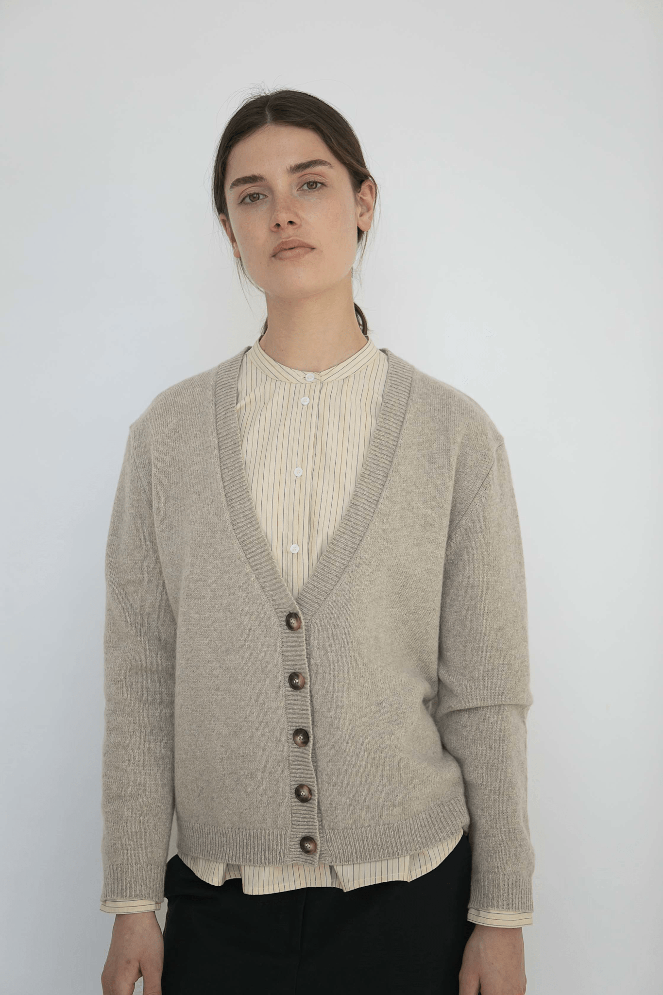 NOEL CARDIGAN - OAT MELANGE