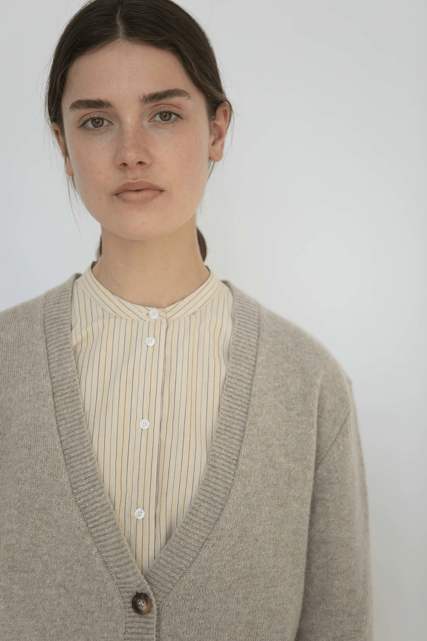 NOEL CARDIGAN - OAT MELANGE