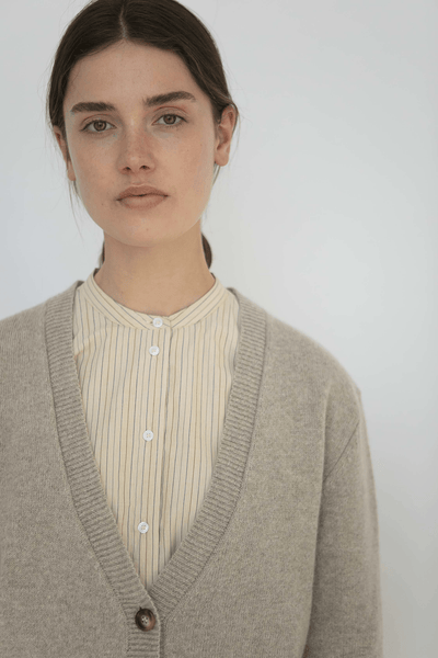 NOEL CARDIGAN - OAT MELANGE
