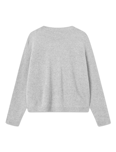 NOEL CARDIGAN - LIGHT GRAY MELANGE