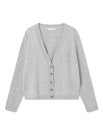 NOEL CARDIGAN - LIGHT GRAY MELANGE