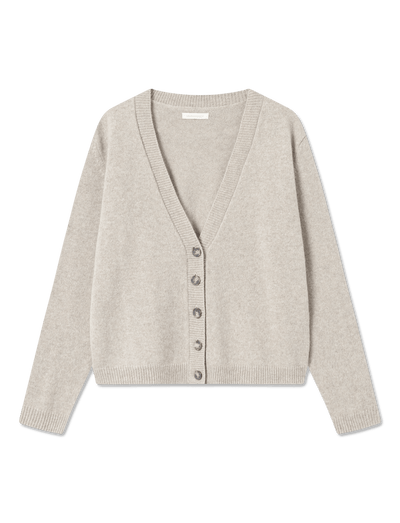 NOEL CARDIGAN - OAT MELANGE