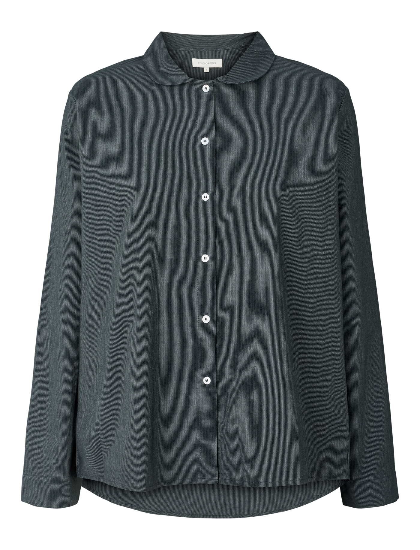 PETRA SHIRT - BLACK PINSTRIPE
