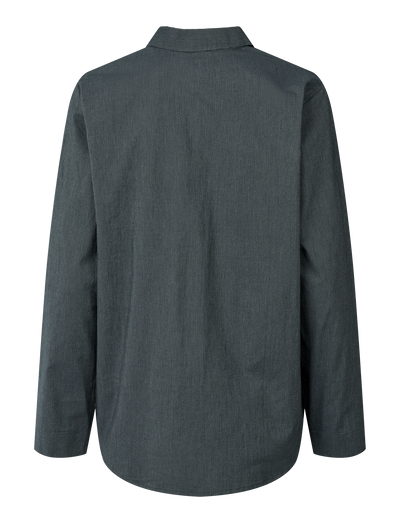 PETRA SHIRT - BLACK PINSTRIPE
