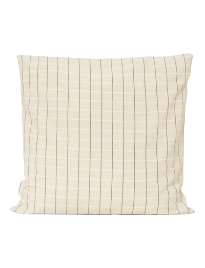 Sienna cushion - WINTER WHITE CHECK