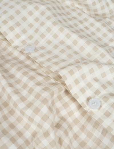 Bedding 150x210 cm - GINGHAM OAT