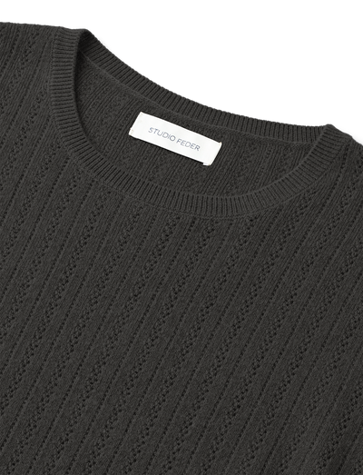 VIOLA KNIT - CHARCOAL MELANGE