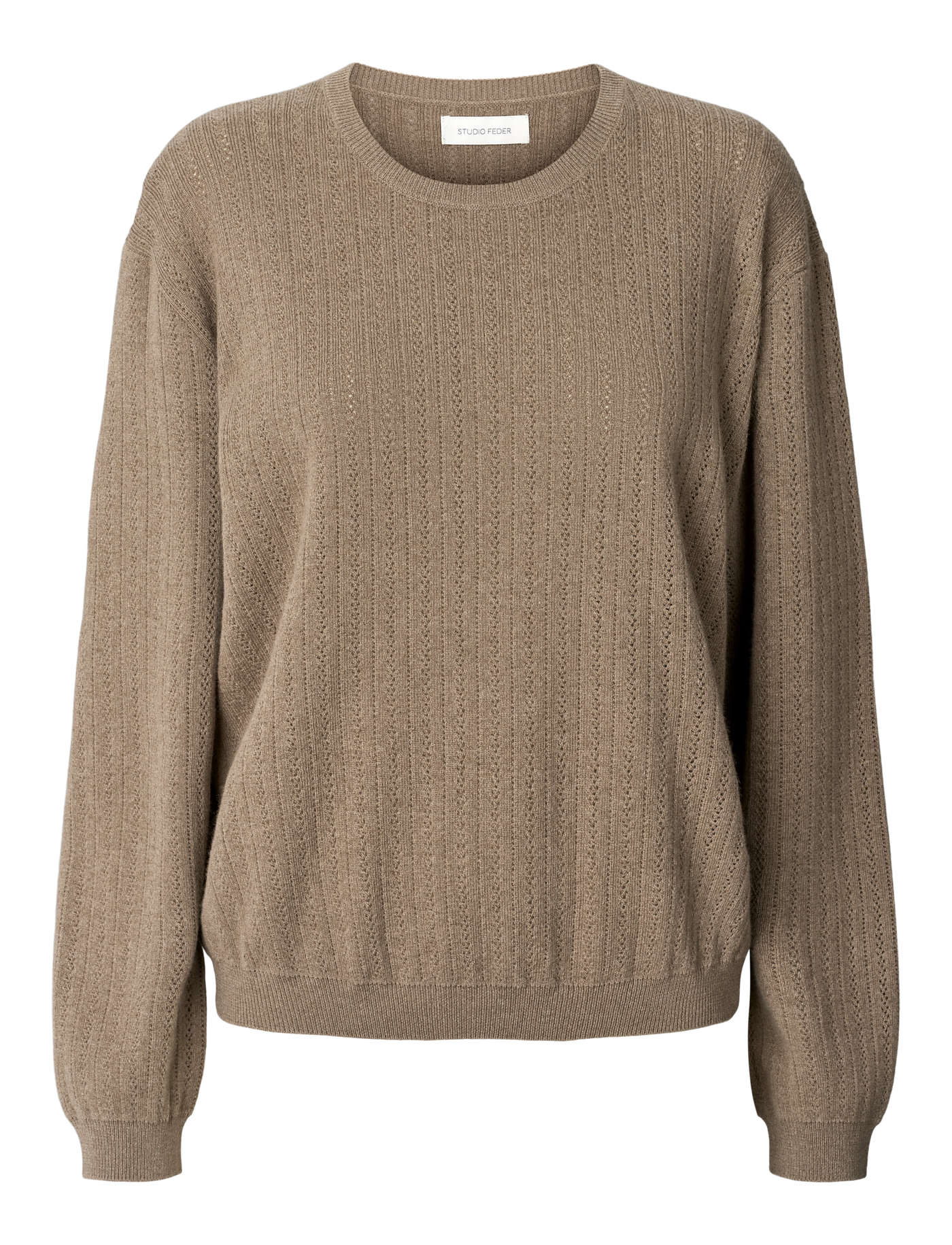 VIOLA KNIT - LIGHT BROWN MELANGE