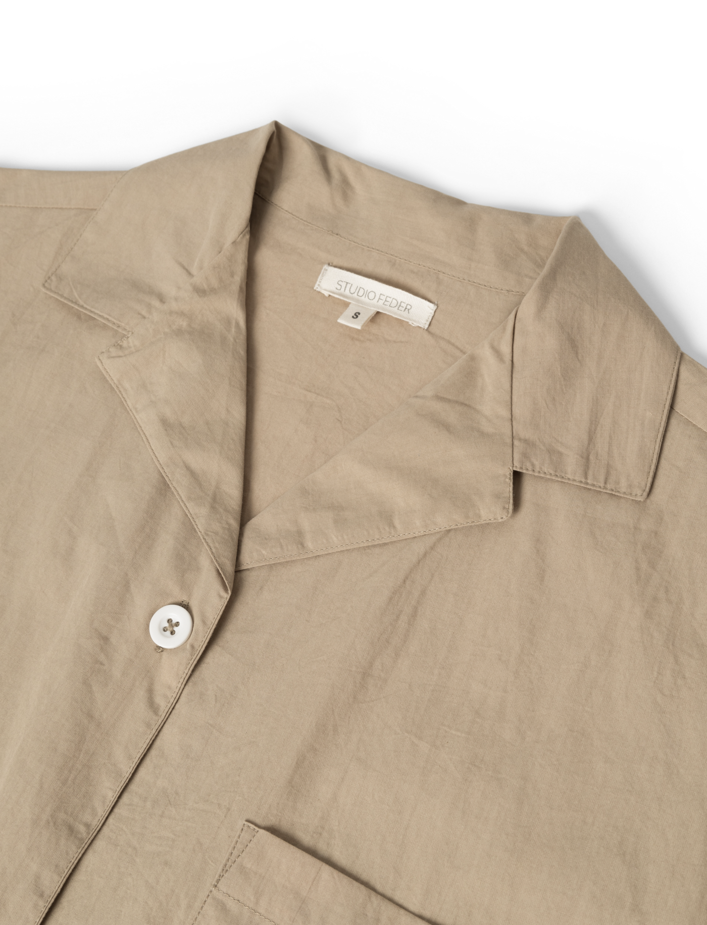 VICTORIA SHIRT - SAND BEIGE