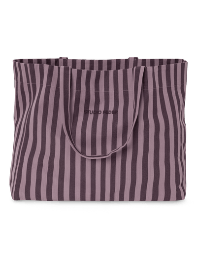 Hanna Tote bag - LAVENDER STRIPE