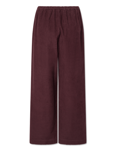 Bella corduroy pants - BURGUNDY