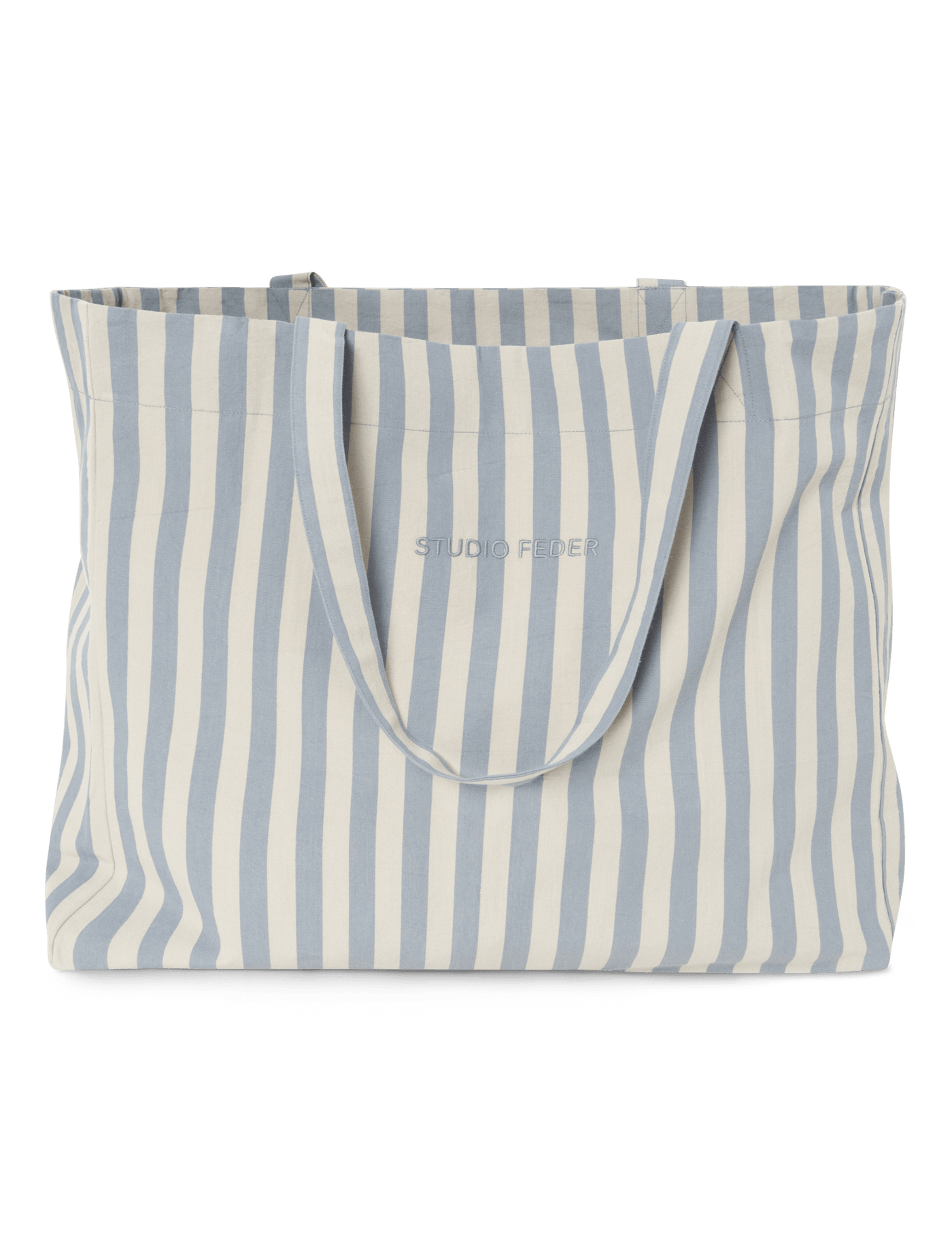 Hanna Tote bag PALE BLUE STRIPE