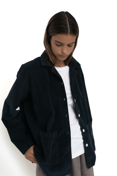 Silja corduroy shirt - NAVY