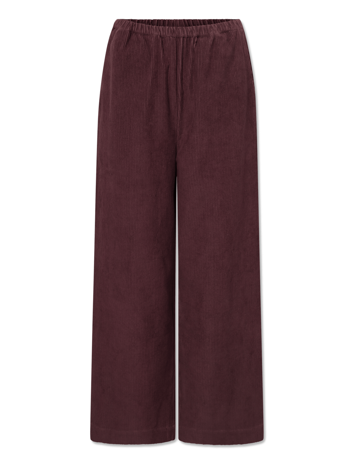 Bella corduroy pants - BURGUNDY