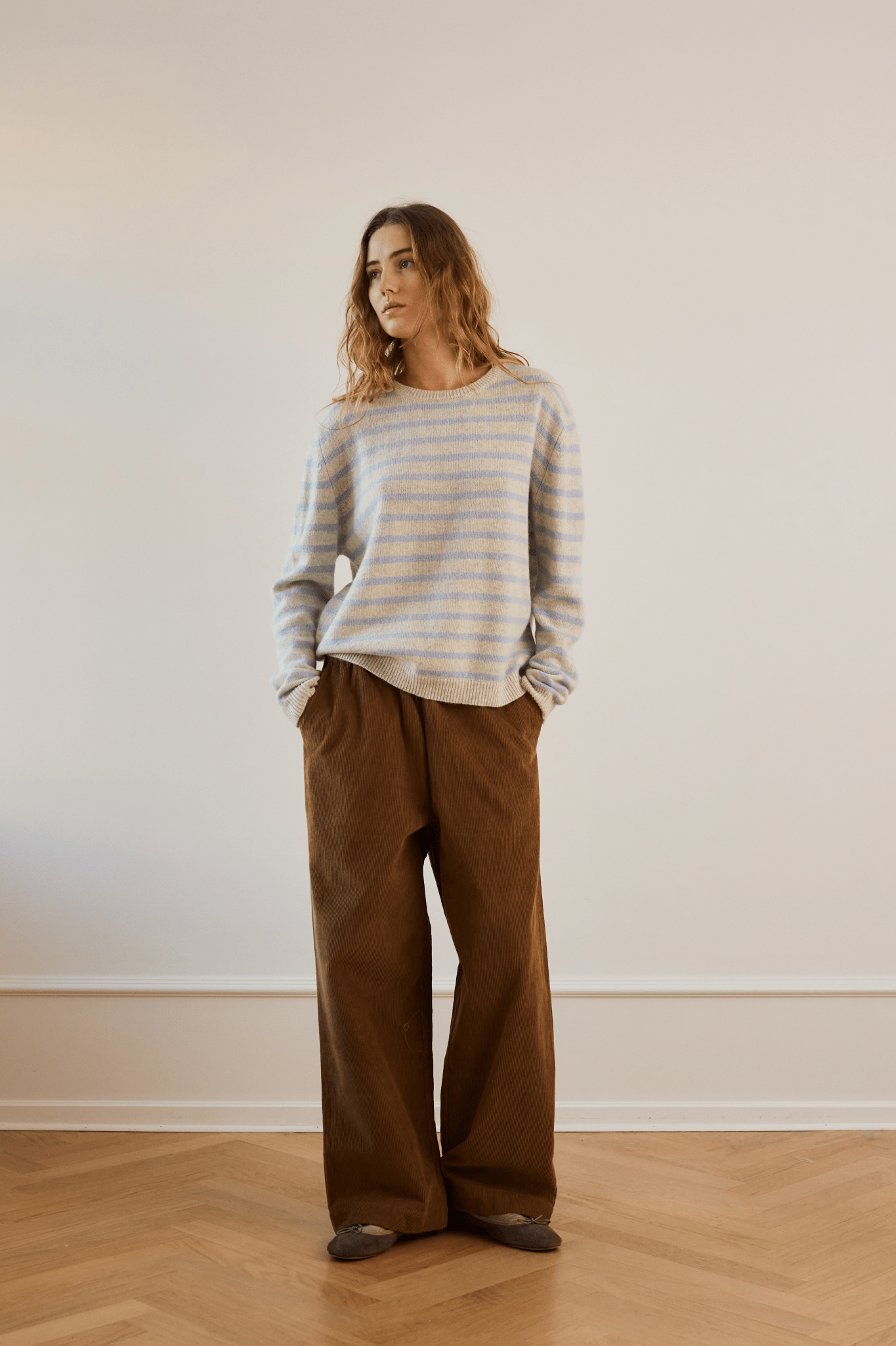 Bella Corduroy Pants - Cumin